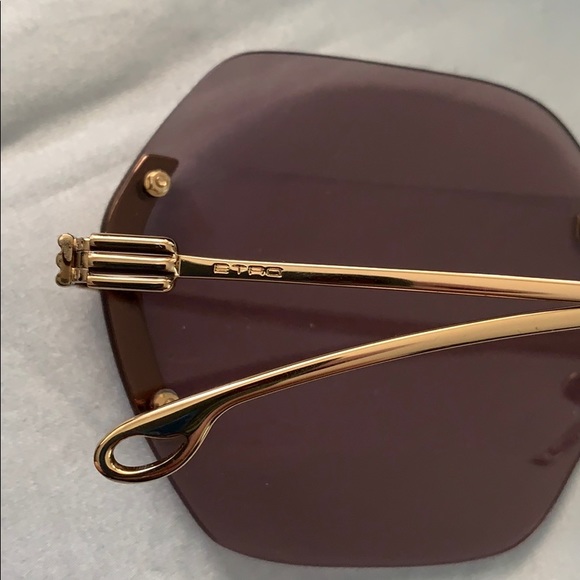 NWT ETRO Yellow Gold/Aubergina frameless w/case main image 10